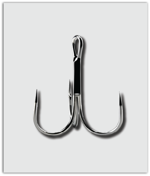 biodegradable fishing hooks Carbon Treble Fishing Hooks