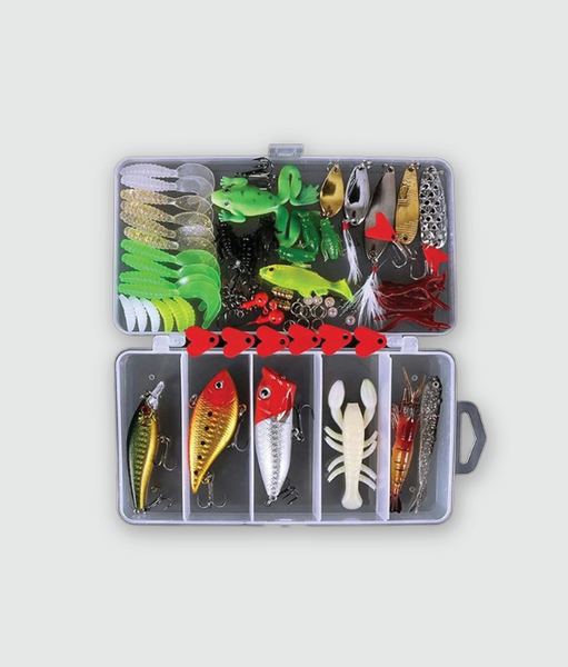 best all-round fishing lure kit PLUSINNO Lures, 137Pcs Tackle Box with Tackle Included Includes 12 5 TOBY KEITH'S FISH LUCKE EVERYDAY